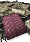 Dark Purple Colour LV New Designer Cotton Daily Wear Dress Material Collection LV5179